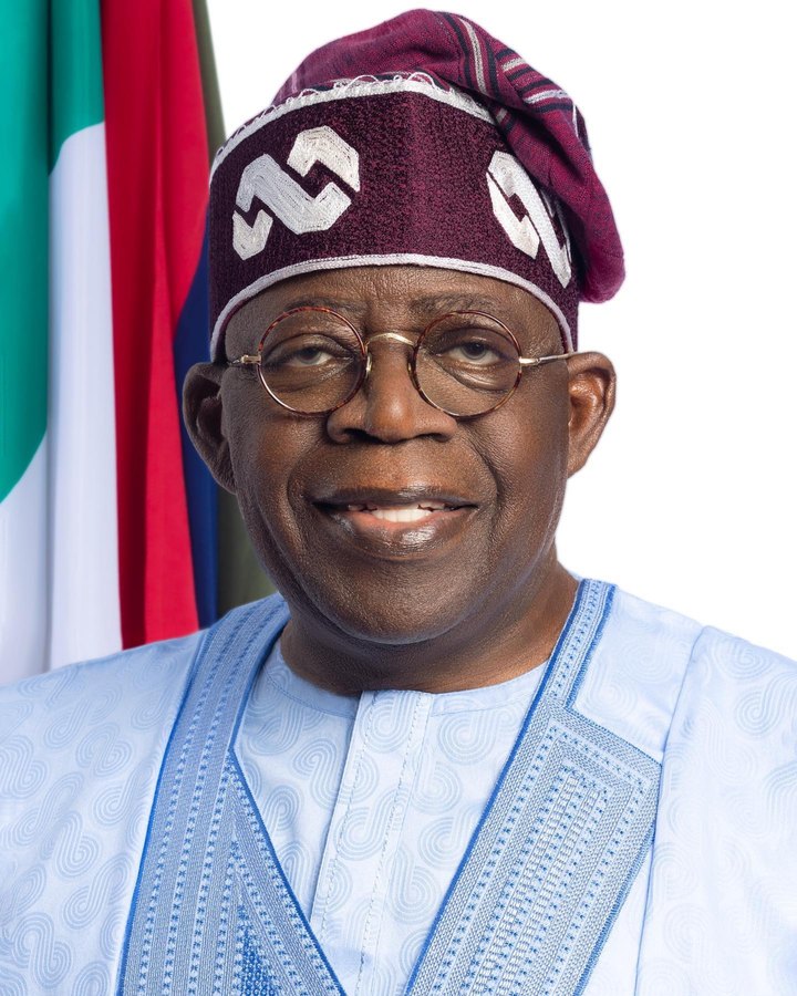 Official portrait of President Bola Ahmed Tinubu, GCFR